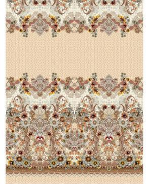 Tricot Paneel Geometrische Bloemen, Hobby en Vrije tijd, Stoffen en Lappen, Overige kleuren, Nieuw