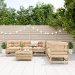 vidaXL 6-delige Loungeset met kussens massief grenenhout, Verzenden, Nieuw, Loungeset