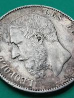 België. Leopold II (1865-1909). 5 Francs 1876  (Zonder