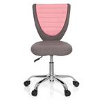 Bureaustoel | Kinderen | Stof | Grijs/ Roze | Kiddy Comfort, Verzenden, Nieuw