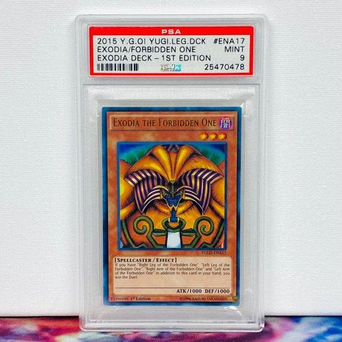 Yu-Gi-Oh! Graded card - 1st Edition Exodia The Forbidden One, Verzamelen, Overige Verzamelen
