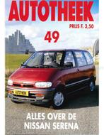 ALLES OVER DE NISSAN SERENA, AUTOTHEEK 49, Boeken, Auto's | Boeken, Nieuw, Nissan, Author