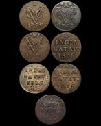 Nederlands-Indië. Lot of 7 coins (Zonder Minimumprijs)