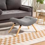 TRUUSK Zitkruk en Voetenbankje - Berberfleece-Stof - Tot 120, Verzenden, Nieuw