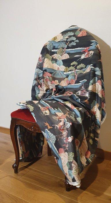 Jim Thompson stofstijlontwerp - 300x280cm - Artistiek, Antiek en Kunst, Antiek | Kleden en Textiel
