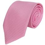 Roze stropdas Diamond - 8cm • UITVERKOOP!!!, Kleding | Heren, Stropdassen, Nieuw, Effen, Losse Blouse Kraagjes, Roze