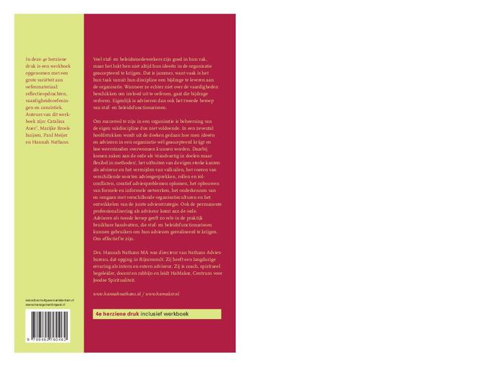 Adviseren als tweede beroep 9789462760462, Boeken, Studieboeken en Cursussen, Zo goed als nieuw, Verzenden