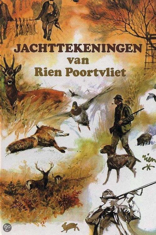 Jachttekeningen van Rien Poortvliet 9789026929458, Boeken, Overige Boeken, Zo goed als nieuw, Verzenden