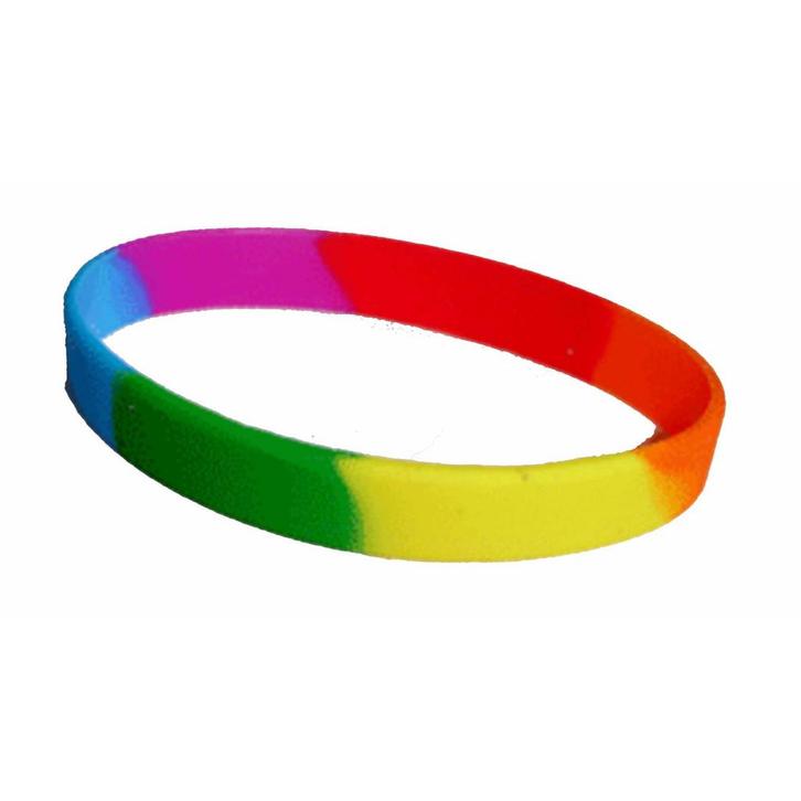 Regenboog thema armbandjes - Polsbandjes, Hobby en Vrije tijd, Feestartikelen, Ophalen of Verzenden