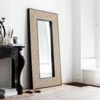 *WOONWINKEL* Must Living Raffles Grote Spiegel Met Rotan Web, Verzenden, Nieuw
