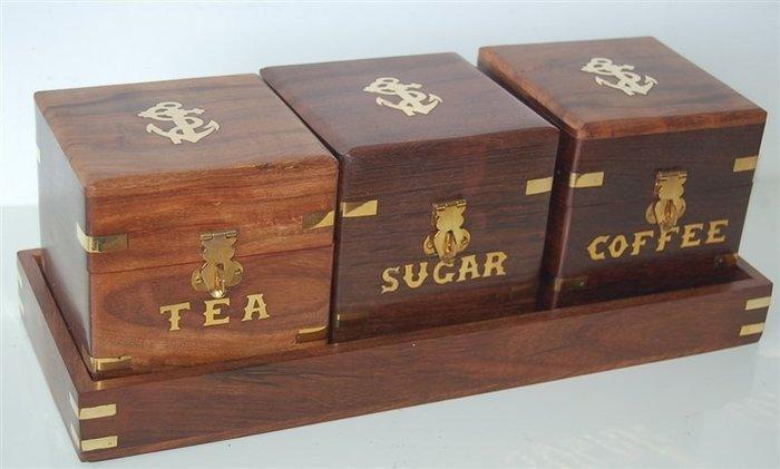 Kruidendoos - Hout, Antiek en Kunst, Curiosa en Brocante