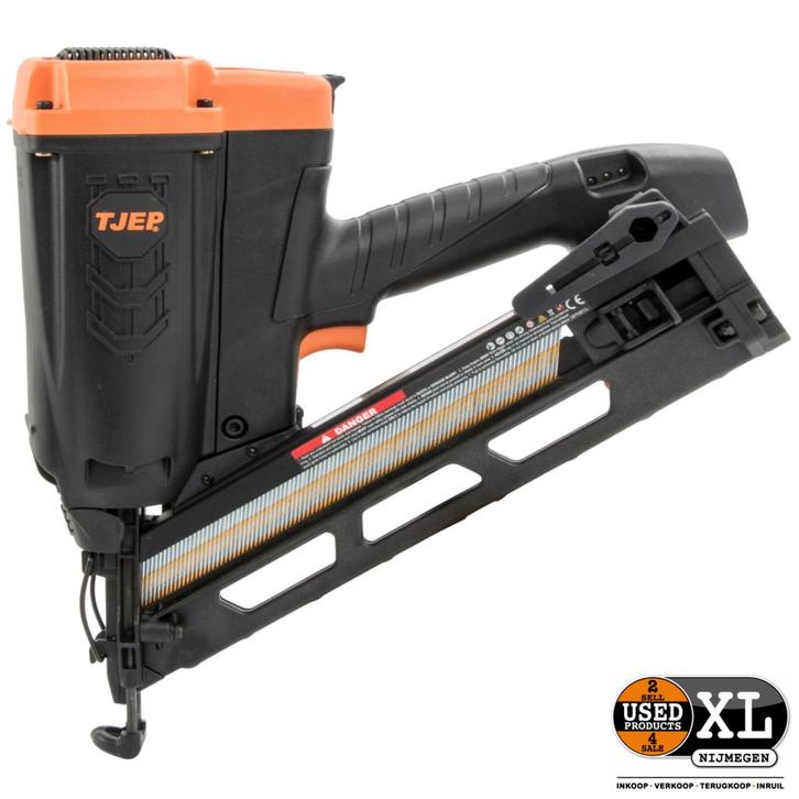 Tjep ab-15/64 gas 2g Spijkerpistool Incl. Accus + | Nieuw, Doe-het-zelf en Verbouw, Gereedschap | Overige machines, Nieuw, Ophalen of Verzenden