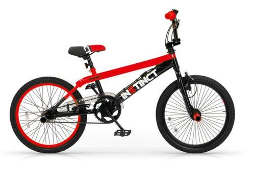 BMX Freestyle 20 inch Instinct Zwart-Rood, Fietsen en Brommers, Fietsen | Crossfietsen en BMX, Nieuw, Verzenden