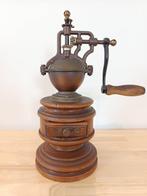 Koffiemolen - Hout, Metaal, Messing - Vintage