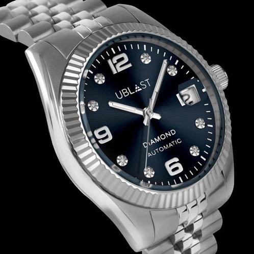 Ublast - Century Diamond - Set Man & Woman - UBDCE40BU+BU -, Sieraden, Tassen en Uiterlijk, Horloges | Heren