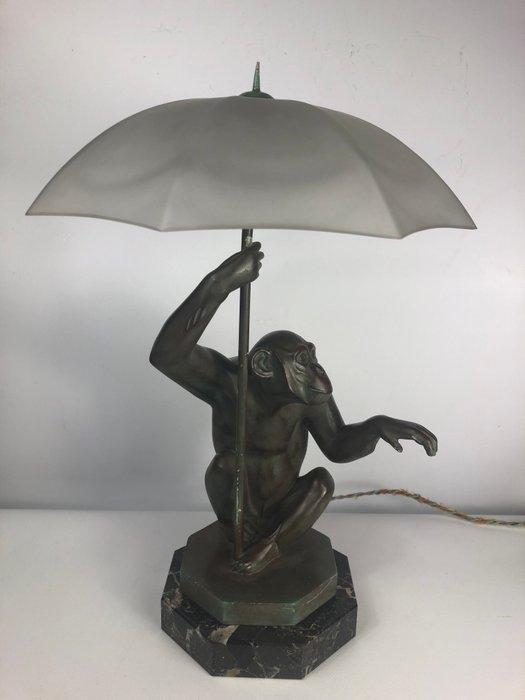 Max le Verrier - sculptuur, pluie - 45 cm - gepatineerd, Antiek en Kunst, Kunst | Designobjecten