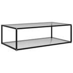 vidaXL Salontafel 120x60x35 cm gehard glas transparant, Huis en Inrichting, Tafels | Salontafels, 100 tot 150 cm, Verzenden, Nieuw