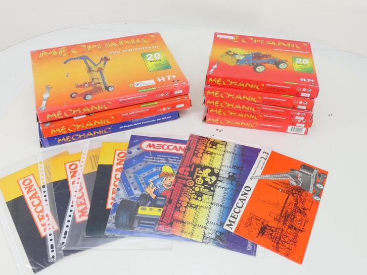 Mechanic metal construction set,7 sets voor eindeloos bou..., Hobby en Vrije tijd, Modelbouw | Auto's en Voertuigen, Gebruikt
