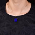 Geen minimumprijs - Unieke Lapis Lazuli hanger met ketting -