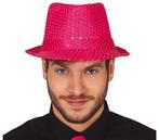 Pailletten Hoed Neon Roze, Verzenden, Nieuw