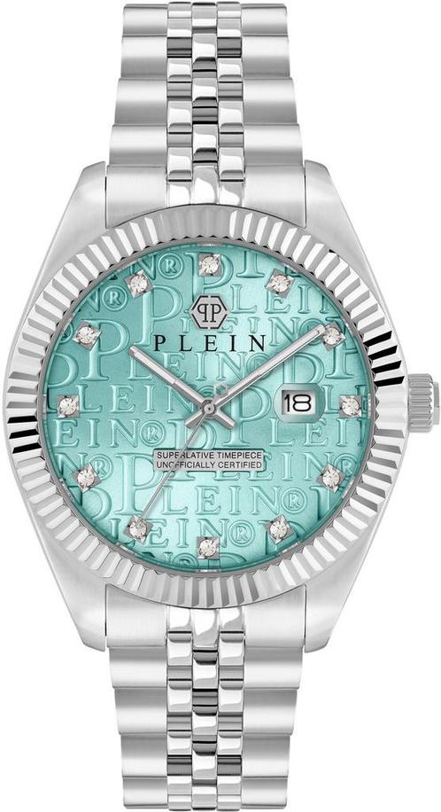 Philipp Plein PWMFA0225 Date Superlative Gent horloge, Sieraden, Tassen en Uiterlijk, Horloges | Heren, Staal, Nieuw, Staal, Overige merken