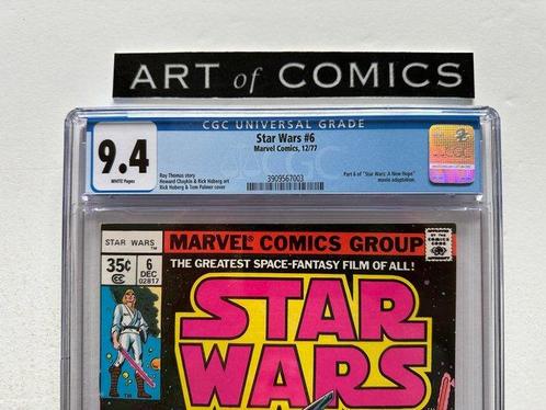 Star Wars #6 - Newsstand Edition - CGC 9.4 - Part 6 Of Star, Boeken, Strips | Comics
