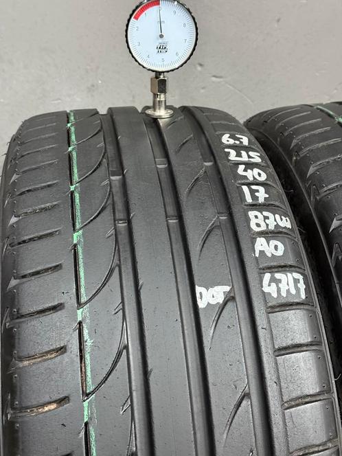 215/40/17 87W AO bridgestone zomerbanden 6,5/6,2mm profiel, Auto-onderdelen, Banden en Velgen, 17 inch, Erkend duurzaam, Zomerbanden