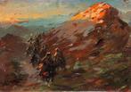 Emilio Álvarez Díaz (1879-1952) - Cabalgata militar, Antiek en Kunst, Kunst | Schilderijen | Klassiek