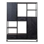 Vakkenkast Mangohout FiannaXL, 150 tot 200 cm, Nieuw, Industriële meubels, 25 tot 50 cm