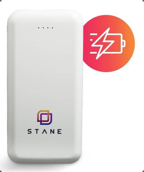 Stane powerbank 20.000mAh, 4 Poorten (Dual 2.4A, Telecommunicatie, Powerbanks, Nieuw, Ophalen of Verzenden