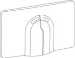 Wisa Dual Flux Bedieningspaneel Closet/Urinoir 8050420730, Verzenden, Zo goed als nieuw