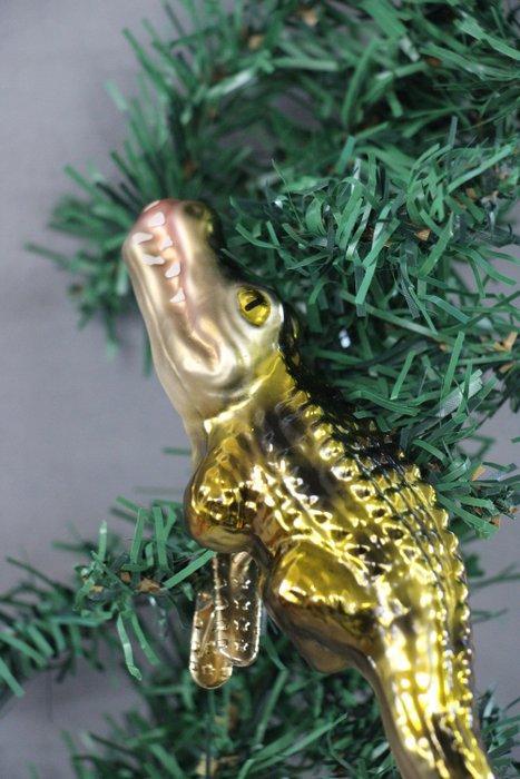 Inge-Glas: krokodil als kerst ornament - Kerstballen, Diversen, Kerst