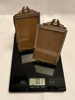 Fotolijst (2) - Messing, Glas, Antiek en Kunst, Curiosa en Brocante