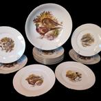 JB de Saint Eloi - Tafelservies (13) - Jachtdecor / vogels -