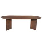 Mangohouten Eettafel Eilis 240x110 cm Walnoot, Verzenden, Nieuw, Industriële meubels, Overige vormen
