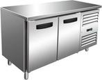 Gekoelde werkbank RVS | 136 x 70 x 89/95 cm Saro, Zakelijke goederen, Horeca | Keukenapparatuur, Verzenden, Nieuw in verpakking