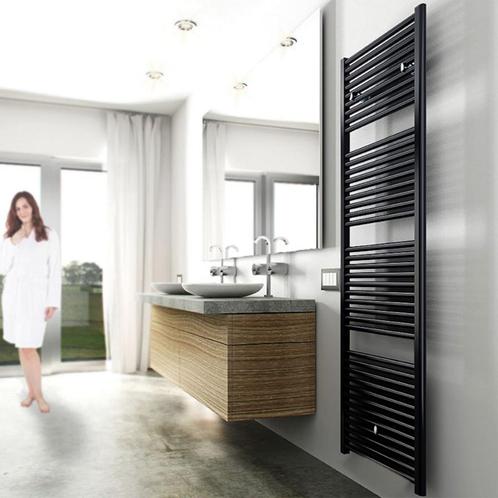 Sierradiator Wiesbaden Elara Mat Zwart 1817x600cm, Doe-het-zelf en Verbouw, Sanitair, Overige typen, Nieuw, Chroom, Ophalen of Verzenden