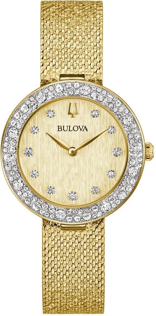 Bulova 98L321 Crystal Collection dameshorloge, Sieraden, Tassen en Uiterlijk, Horloges | Dames, Polshorloge, Nieuw, Overige merken
