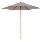 TRUUSK Parasol Tuinparaplu 3-laags Zonwering Bamboe 180/ Po, Verzenden, Nieuw