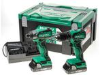 Veiling - Hikoki combopack boor-schroefmachine en slagschroe, Doe-het-zelf en Verbouw, Gereedschap | Boormachines, Nieuw