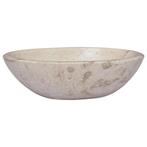 Gootsteen Marmer Creme - 53cm Breed | Retourdeal (wastafel), Ophalen of Verzenden, Nieuw, Steen, Wastafel