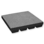 Rubber tegel 45 mm - 50 x 50 cm - Grijs, Tuin en Terras, Tegels en Klinkers, Verzenden, Nieuw