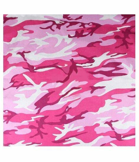 Bandana Zakdoek Camouflage Print Roze, Sieraden, Tassen en Uiterlijk, Uiterlijk | Haarverzorging, Verzenden