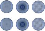 2dekans | Service Les essentiels - 18 stuks - Donker blauw, Huis en Inrichting, Keuken | Servies, Ophalen of Verzenden, Zo goed als nieuw