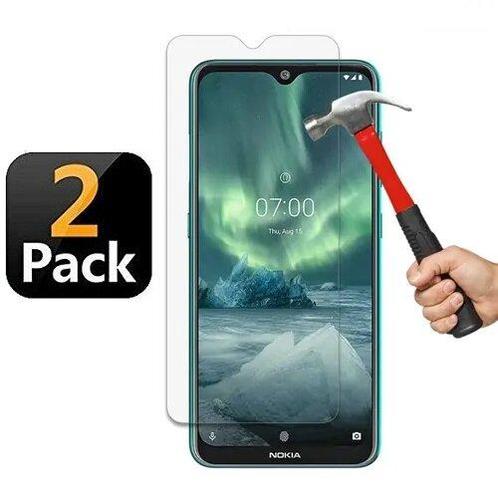 Nokia 2.3 Screenprotector Beschermglas 2x, Telecommunicatie, Mobiele telefoons | Hoesjes en Frontjes | Nokia, Nieuw, Verzenden