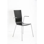 Danerka Askman Avanti design stoel met armleggers zwart, Gebruikt, Ophalen of Verzenden, Zwart, Hout
