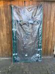 Tuinpoort 150 cm x 100 cm compleet groen 2e keus