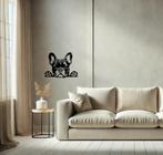 Houten Wanddecoratie | Franse Bulldog, Huis en Inrichting, Woonaccessoires | Wanddecoraties, Verzenden, Nieuw