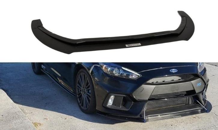 Hybride Voorspoiler Ford Focus RS Mk3 Glanzend Zwart, Auto-onderdelen, Carrosserie en Plaatwerk, Ophalen of Verzenden