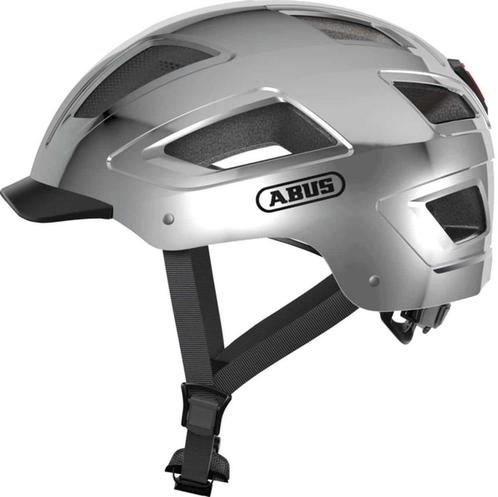 Abus Hyban 2.0 stadsfietshelm maat XL - Signal Silver, Fietsen en Brommers, Fietsaccessoires | Fietshelmen, Nieuw, Ophalen of Verzenden